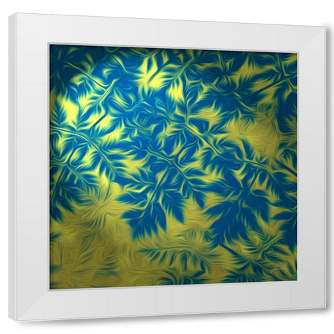 Under Brush I White Modern Wood Framed Art Print by Burghardt, James