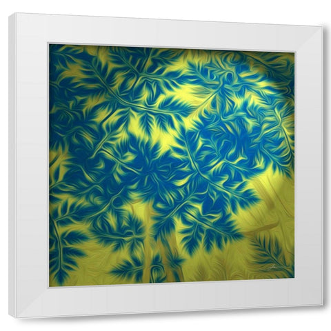 Under Brush II White Modern Wood Framed Art Print by Burghardt, James