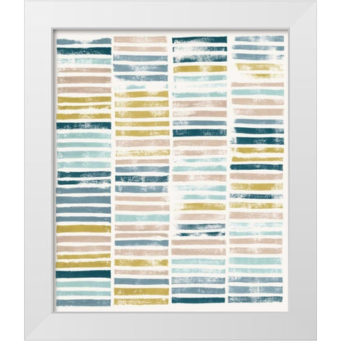 Nature Rows I White Modern Wood Framed Art Print by Popp, Grace