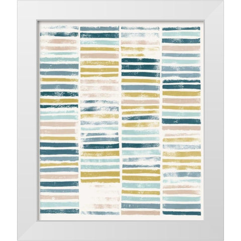 Nature Rows II White Modern Wood Framed Art Print by Popp, Grace