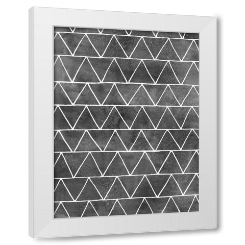 Modern Monochrome II White Modern Wood Framed Art Print by Popp, Grace