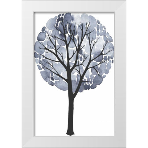 Midnight Elm II White Modern Wood Framed Art Print by Popp, Grace