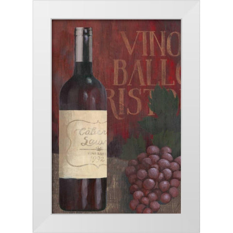 Wine Still Life I White Modern Wood Framed Art Print by Popp, Grace