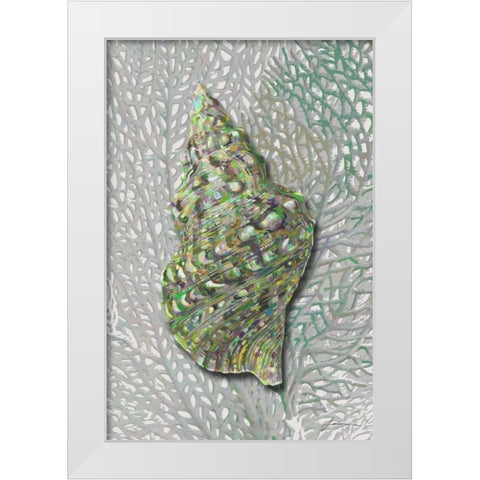 Hifi Triton I White Modern Wood Framed Art Print by Burghardt, James