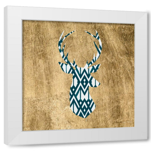 Deco Bust I White Modern Wood Framed Art Print by Studio W