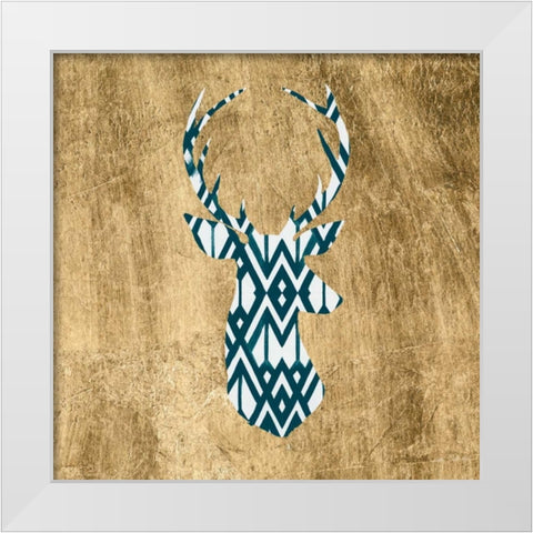Deco Bust I White Modern Wood Framed Art Print by Studio W