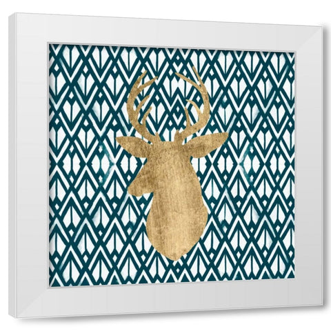 Deco Bust II White Modern Wood Framed Art Print by Studio W