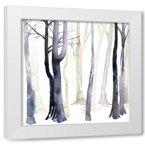 In the Forest I White Modern Wood Framed Art Print by Popp, Grace