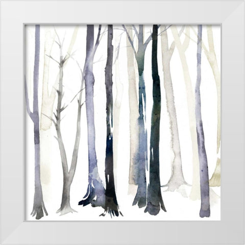In the Forest II White Modern Wood Framed Art Print by Popp, Grace