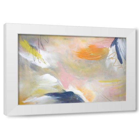 Pepper Zest White Modern Wood Framed Art Print by Contacessi, Julia
