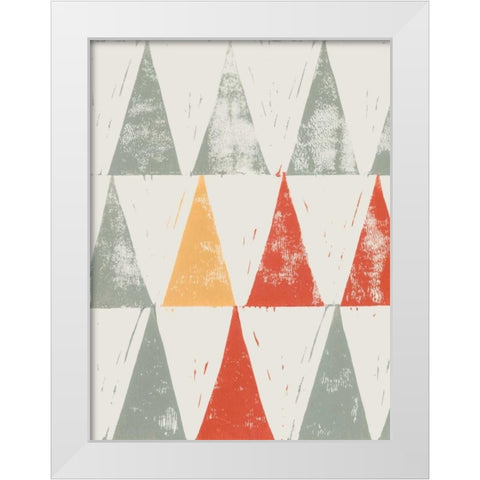 Fall Triad I White Modern Wood Framed Art Print by Popp, Grace