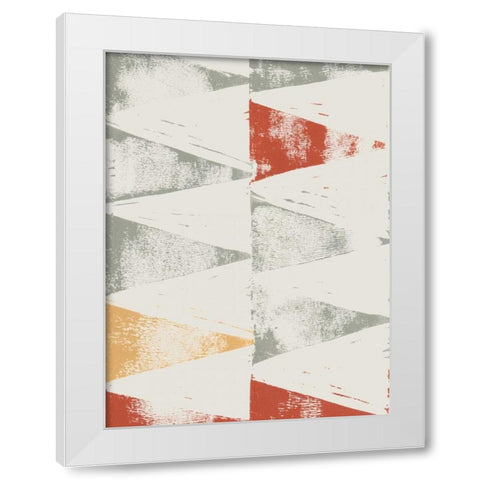 Fall Triad II White Modern Wood Framed Art Print by Popp, Grace