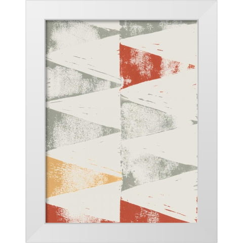 Fall Triad II White Modern Wood Framed Art Print by Popp, Grace