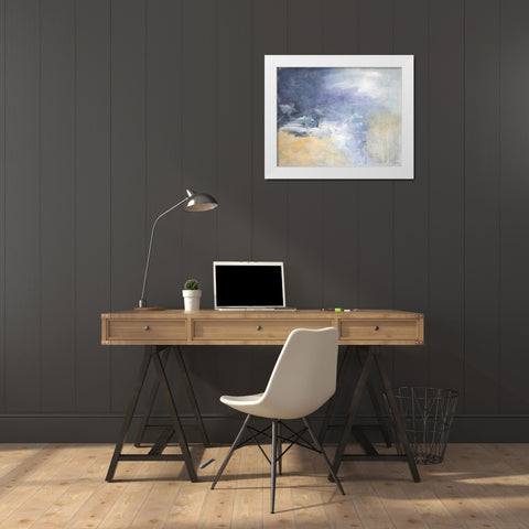 Windswept I White Modern Wood Framed Art Print by Contacessi, Julia