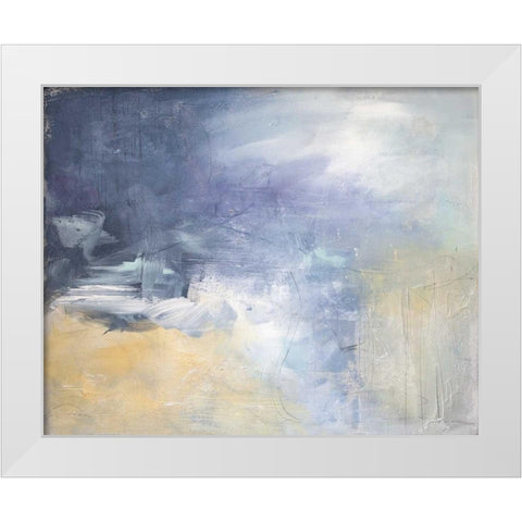 Windswept I White Modern Wood Framed Art Print by Contacessi, Julia