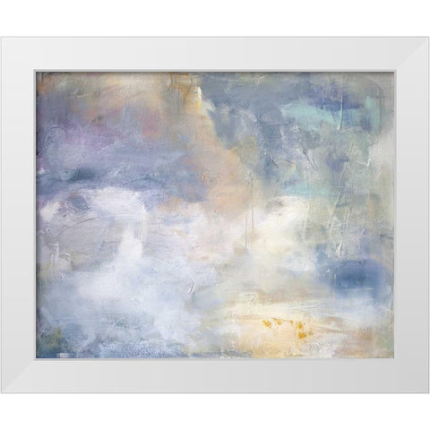 Windswept III White Modern Wood Framed Art Print by Contacessi, Julia