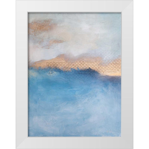 Imprint II White Modern Wood Framed Art Print by Contacessi, Julia