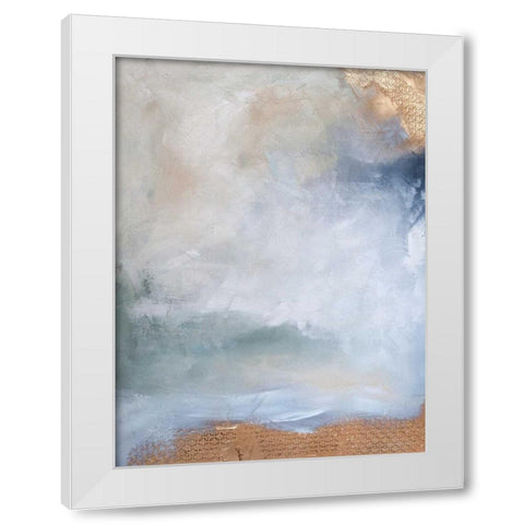 Imprint III White Modern Wood Framed Art Print by Contacessi, Julia