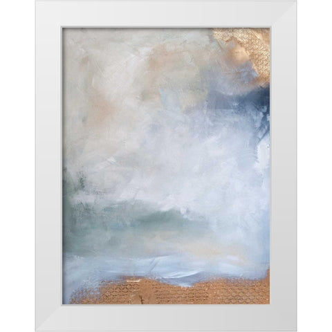 Imprint III White Modern Wood Framed Art Print by Contacessi, Julia
