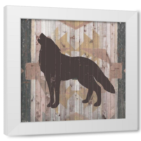 Southwest Lodge Animals II White Modern Wood Framed Art Print by Vision Studio