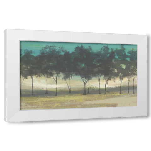 Soft Grove II White Modern Wood Framed Art Print by Goldberger, Jennifer
