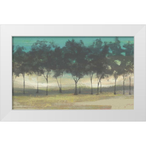 Soft Grove II White Modern Wood Framed Art Print by Goldberger, Jennifer