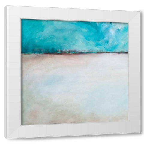 Mystic Sand I White Modern Wood Framed Art Print by Contacessi, Julia