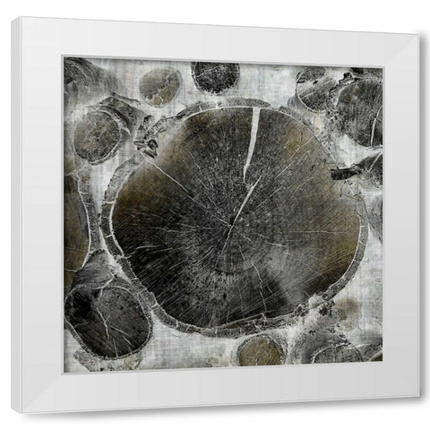 Logging VI White Modern Wood Framed Art Print by Butler, John