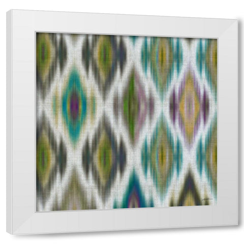 Marrakech Blue I White Modern Wood Framed Art Print by Butler, John