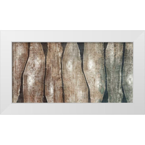 Live Edge I White Modern Wood Framed Art Print by Butler, John
