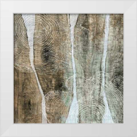 Live Edge IV White Modern Wood Framed Art Print by Butler, John
