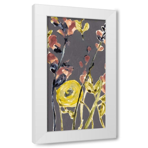 Anemone and Coral I White Modern Wood Framed Art Print by Goldberger, Jennifer