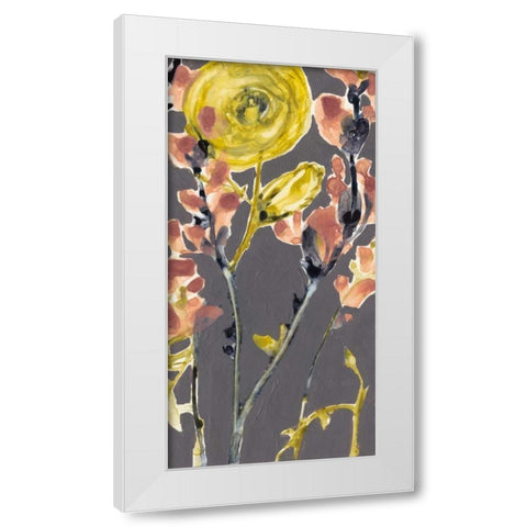 Anemone and Coral II White Modern Wood Framed Art Print by Goldberger, Jennifer