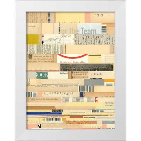 True I White Modern Wood Framed Art Print by Galapon, Nikki