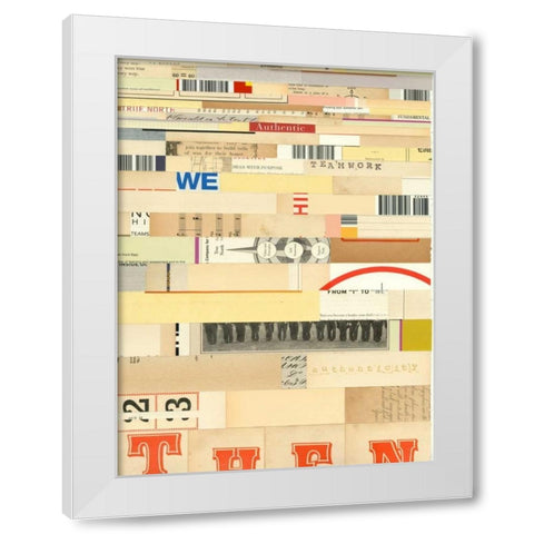 True IV White Modern Wood Framed Art Print by Galapon, Nikki