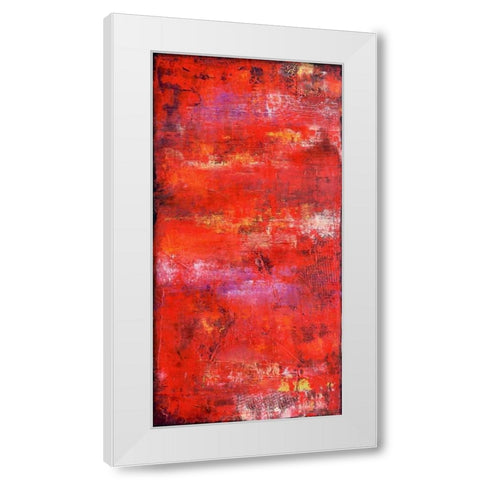 Red Door II White Modern Wood Framed Art Print by Ashley, Erin