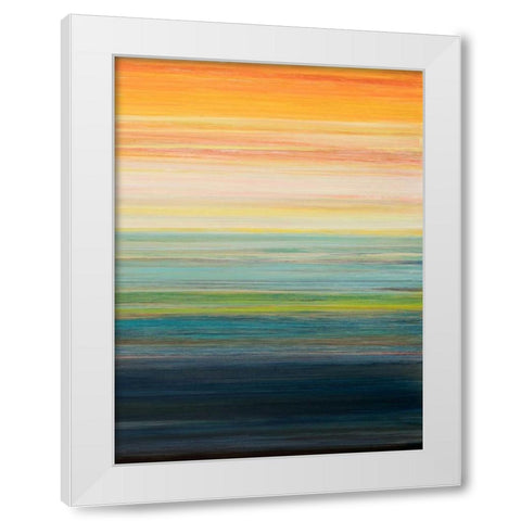 The Magic Hour II White Modern Wood Framed Art Print by Fuchs, Jodi
