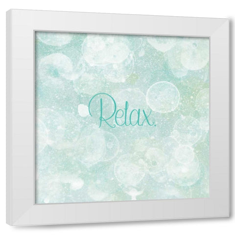 Bubble Bath I White Modern Wood Framed Art Print by Studio W