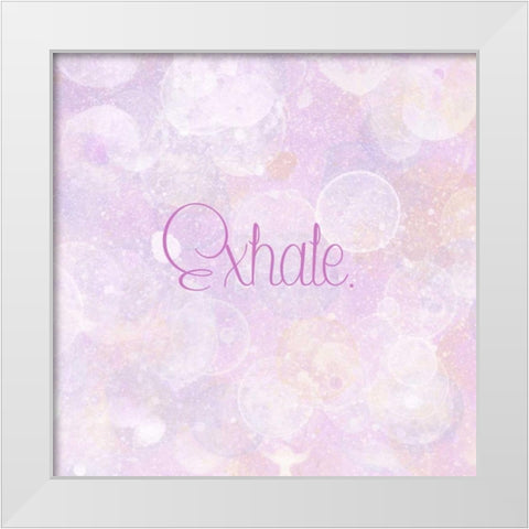Bubble Bath III White Modern Wood Framed Art Print by Studio W