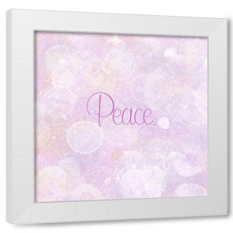 Bubble Bath IV White Modern Wood Framed Art Print by Studio W
