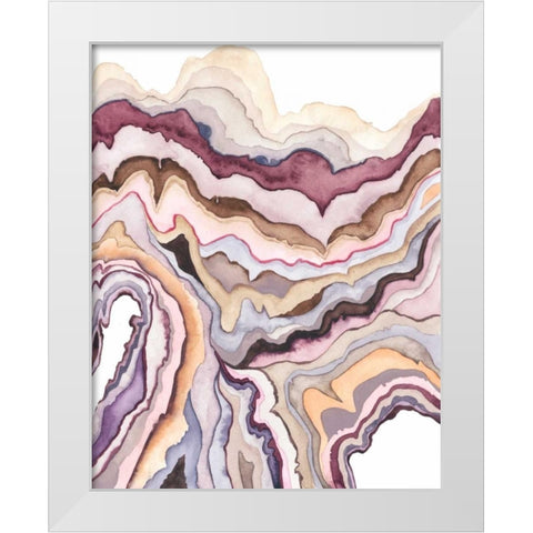 Quartz Lore I White Modern Wood Framed Art Print by Popp, Grace