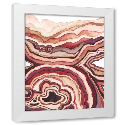 Quartz Lore III White Modern Wood Framed Art Print by Popp, Grace