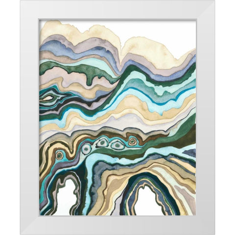 Quartz Lore IV White Modern Wood Framed Art Print by Popp, Grace