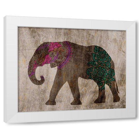 Treasured Icon III White Modern Wood Framed Art Print by Chandler, Sharon