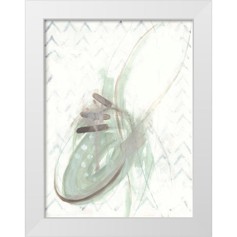 Pattern Logic IV White Modern Wood Framed Art Print by Vess, June Erica