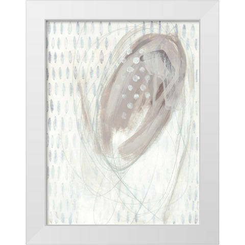 Pattern Logic VII White Modern Wood Framed Art Print by Vess, June Erica