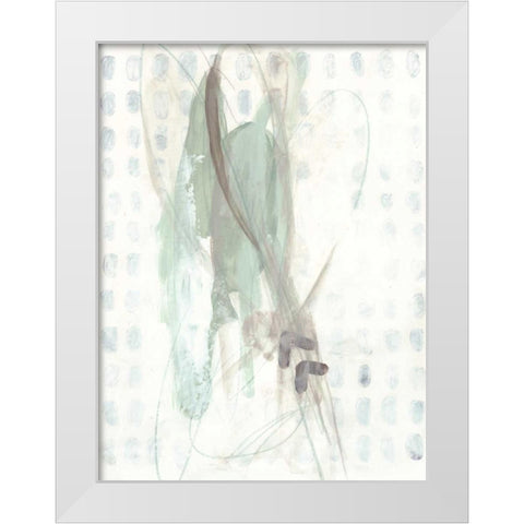 Pattern Logic VIII White Modern Wood Framed Art Print by Vess, June Erica