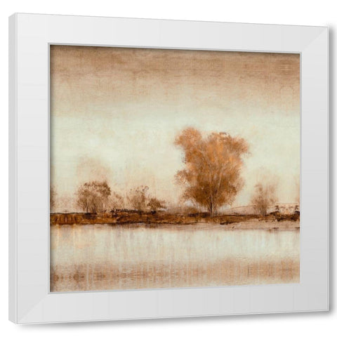 Dreamy Shore I White Modern Wood Framed Art Print by OToole, Tim