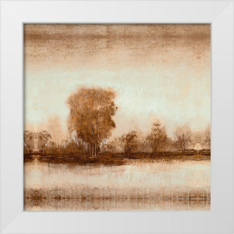 Dreamy Shore II White Modern Wood Framed Art Print by OToole, Tim