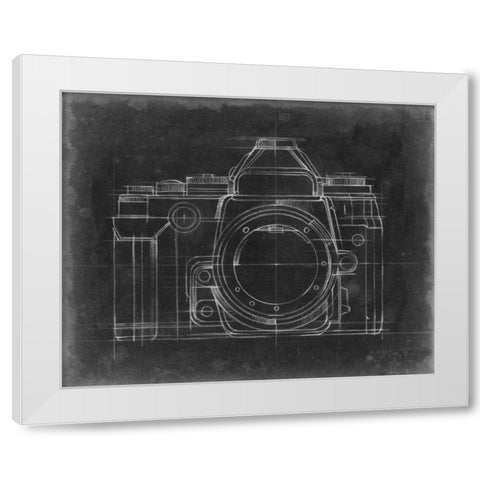 Camera Blueprints IV White Modern Wood Framed Art Print by Harper, Ethan